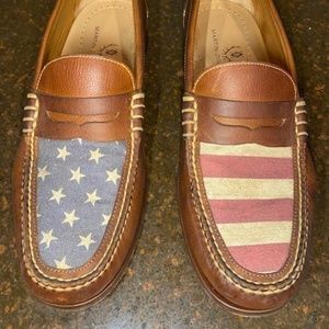 Martin Dingman All-American Oiled Saddle Leather Penny Loafer Mens 10.5